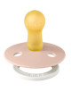 Tétine ronde en caoutchouc naturel (6-18 mois) Phosphorescent "Rose Blush"