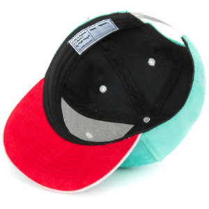 Casquette bébé enfant fille en daim "Green Blue" Hello Hossy