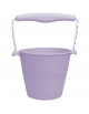 Seau de plage en silicone recyclable "Violet"