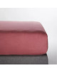 Drap housse 90x190 en coton bio "Bois de rose"