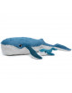Peluche Ptipotos Baleine Gravillou Maman + Bébé "Bleu" (75 cm)