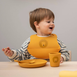 Assiette bébé et enfant en silicone "Mr Lion" Trixie