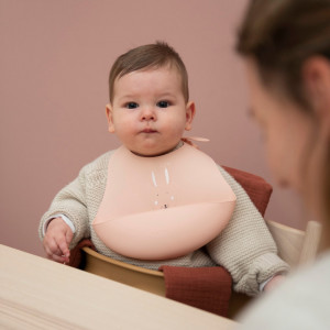 Bavoirs bébé en silicone "Mrs Lapin" (4-36 mois) (x2) Trixie
