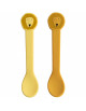 Set de 2 cuillères bébé en silicone et inox "Mr Lion" (4 mois et +)