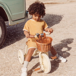 Tricycle enfant Trike en acier et bois "Crème" Banwood
