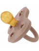 Tétine Ronde en caoutchouc naturel (3-36 mois) "Tan Beige"