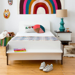 Lit enfant junior 90x200 en bois River "Bouleau" Oeuf NYC