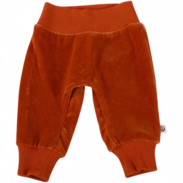 Pantalon bébé en Velours de coton bio Iggy "Brown"