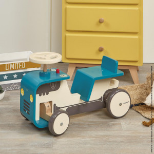 Porteur bébé en bois "Tracteur" (1-3 ans) Janod