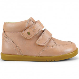 Chaussures fille en cuir I Walk Quickdry "Timber" Rose Poudré Pearl Bobux